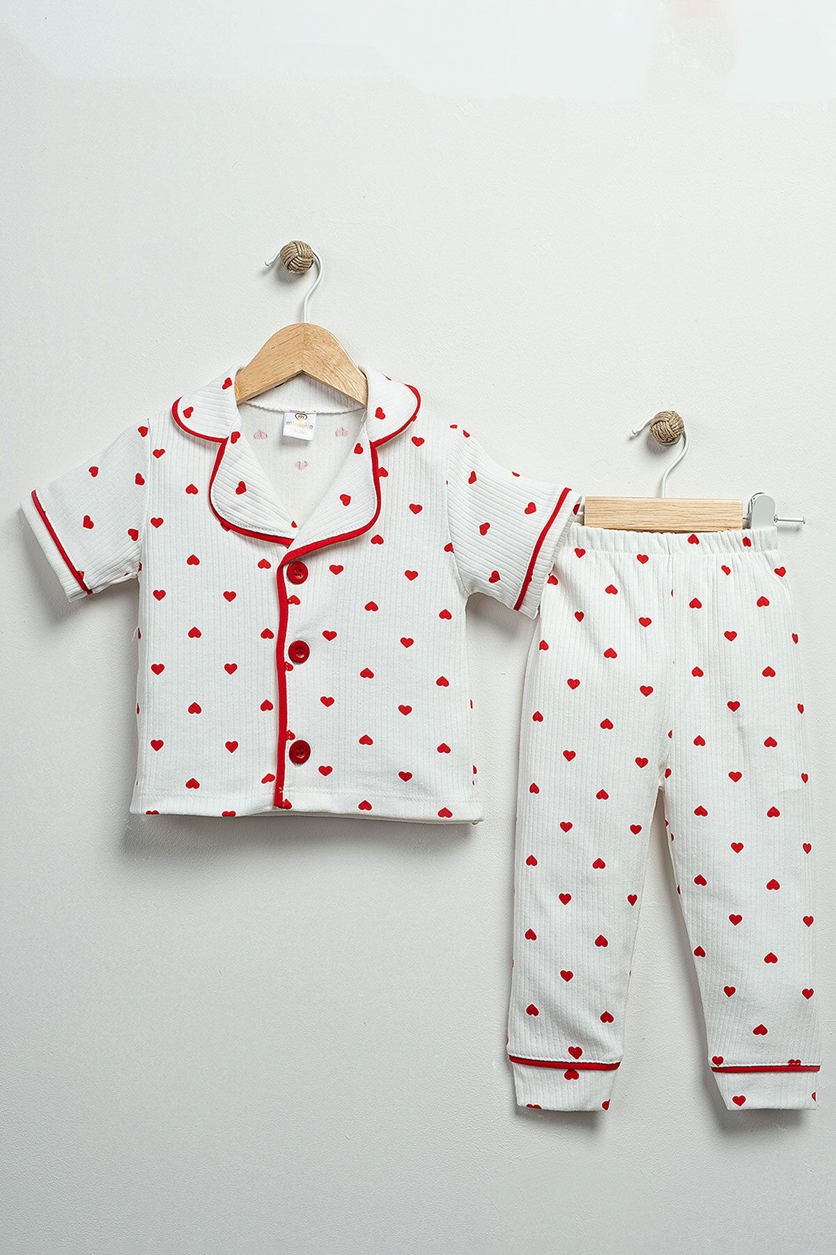 VaVbaby%20Minik%20Kalpli%20Kız%20Bebek%20Yazlık%20Pijama%20Takımı